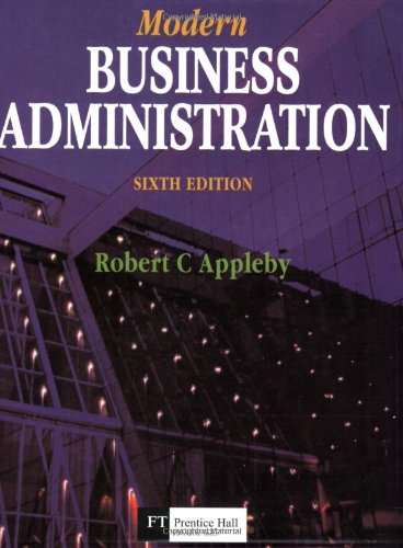 9780273602828: Modern Business Administration