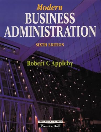 Stock image for Modern Business Administration for sale by WorldofBooks