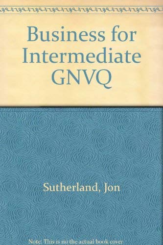 Stock image for Business for Intermediate Gnvq for sale by Better World Books Ltd