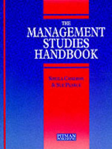 Imagen de archivo de Management Studies Handbook a la venta por WorldofBooks