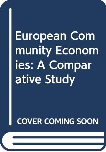 Imagen de archivo de European Community Economies a la venta por Anybook.com