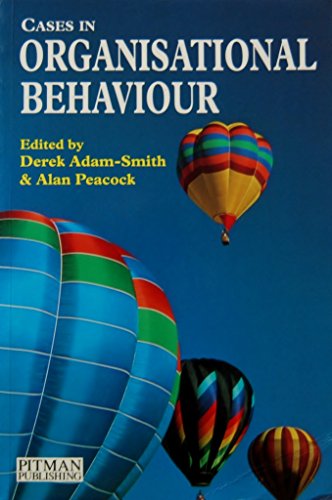 Stock image for Cases in Organisational Behaviour for sale by AwesomeBooks