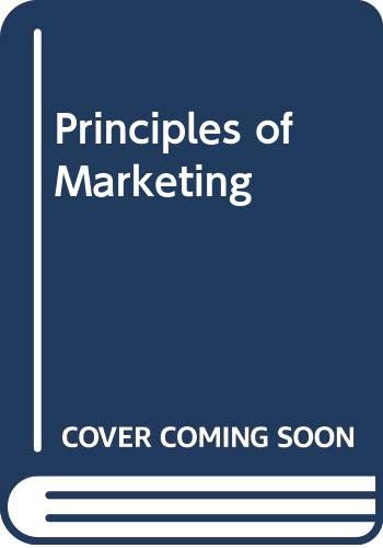 Stock image for Principles of Marketing for sale by AwesomeBooks