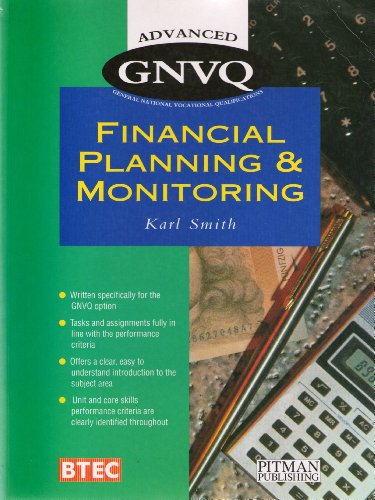 Beispielbild fr Financial Planning and Monitoring for Advanced GNVQ zum Verkauf von WorldofBooks