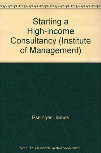 Stock image for Starting a high-income consultancy for sale by Ammareal