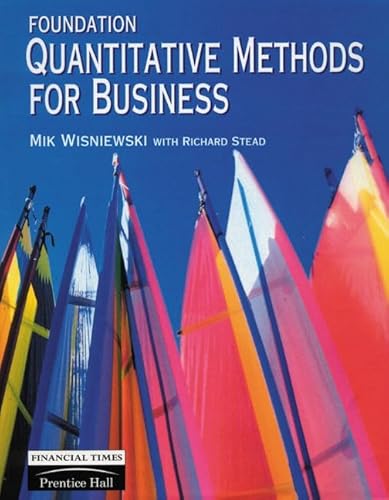 Stock image for Foundation Quantitative Methods For Business for sale by WorldofBooks