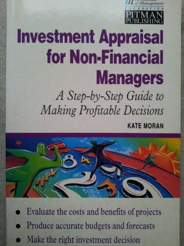 9780273612452: Investment Appraisal for Non-Financial Managers (Institute of Management)