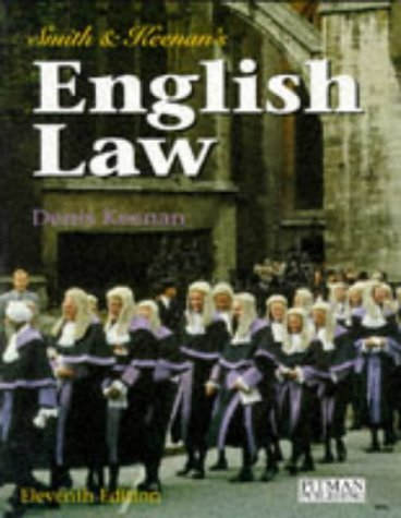 Imagen de archivo de Smith and Keenan's English Law a la venta por Greener Books