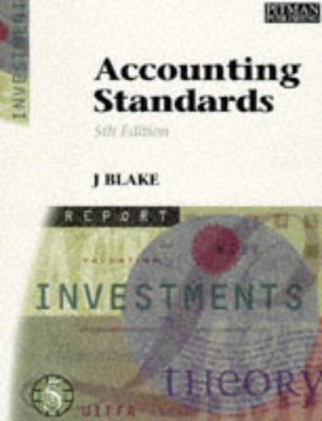 Accounting Standards (9780273614173) by Blake, John