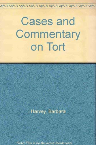 9780273619413: Cases and Commentary on Tort