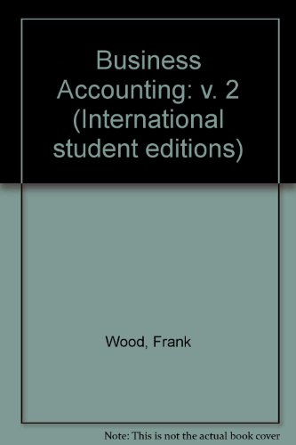9780273619833: Business Accounting: v. 2 (International student editions)