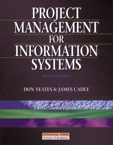 Beispielbild fr Project Management for Information Systems zum Verkauf von Wonder Book