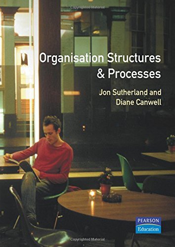 Organisation Structures and Processes (9780273625094) by Jonathan Sutherland; Diane Canwell
