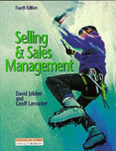 9780273625926: Selling and Sales Management