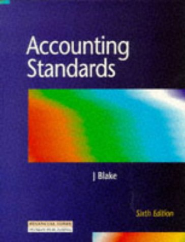 Beispielbild fr Accounting Standards zum Verkauf von WorldofBooks