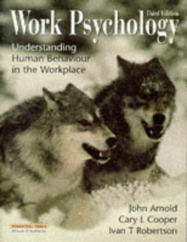 Beispielbild fr Work Psychology, 3rd Ed. zum Verkauf von WorldofBooks