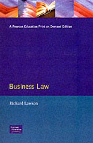 Imagen de archivo de Business Law (Frameworks Series) a la venta por AwesomeBooks