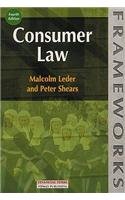Consumer Law (Frameworks Series) [Taschenbuch] by Leder, Malcolm - Malcolm Leder