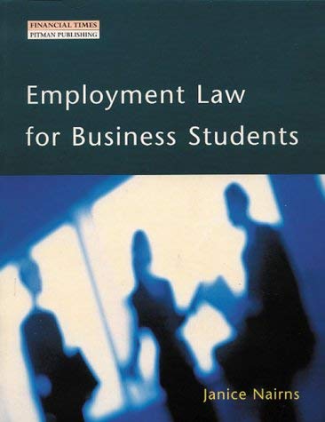Stock image for Employment Law: for Business Students for sale by AwesomeBooks