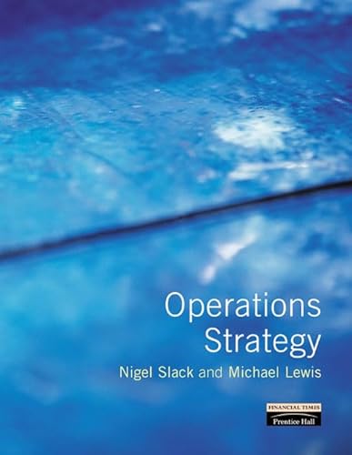 Beispielbild fr Operations Strategy zum Verkauf von Better World Books Ltd