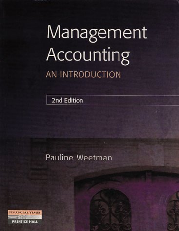 9780273638384: Management Accounting: An Introduction