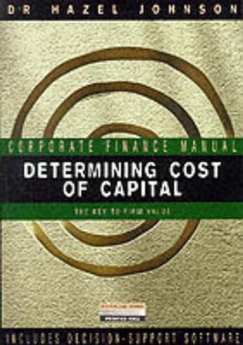 9780273638803: Determining Cost of Capital: The Key to Firm Value