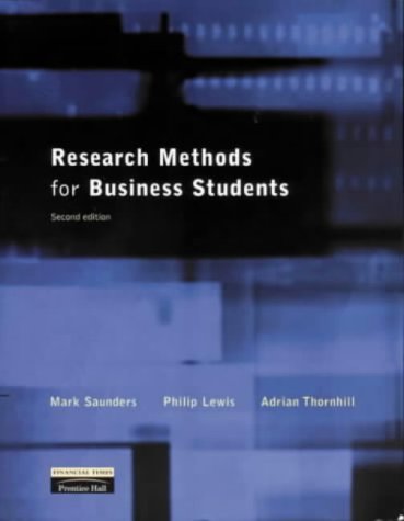 Imagen de archivo de Research Methods for Business Students a la venta por Anybook.com