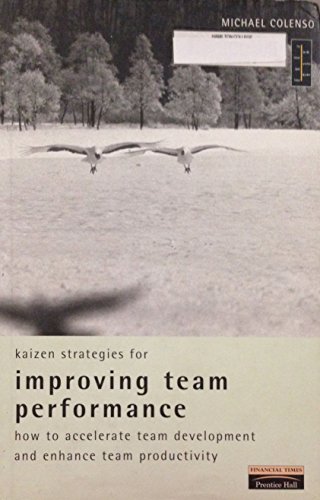 Stock image for Kaizen Strategies for Improving Team Performance for sale by RIVERLEE BOOKS