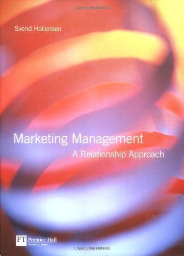 9780273643784: Marketing Management: A Relationship Approach
