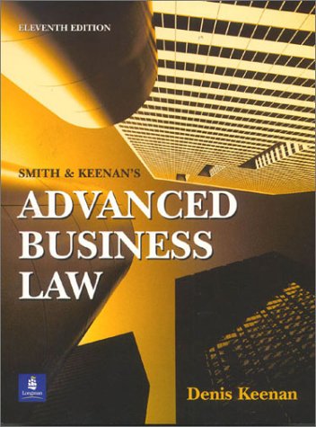 Stock image for Smith & Keenan's Advanced Business Law for sale by GF Books, Inc.