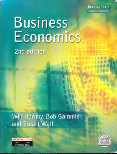 Imagen de archivo de Business Economics a la venta por Better World Books