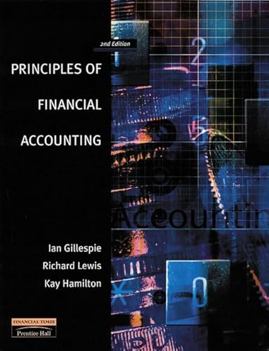 Beispielbild fr Principles of Financial Accounting zum Verkauf von AwesomeBooks