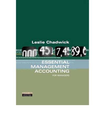 Stock image for Essential Management Accounting for Managers for sale by Reuseabook