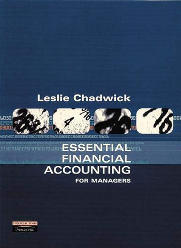 Stock image for Essential Financial Accounting : For Managers for sale by Better World Books Ltd