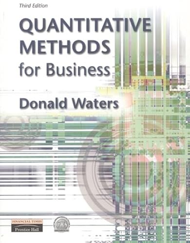 Stock image for Quantitative Methods for Business for sale by Better World Books Ltd