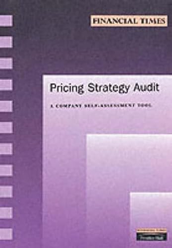 Stock image for PRICING STRATEGY AUDIT for sale by Iridium_Books