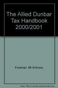 9780273650430: Allied Dunbar Tax Handbook 2000-2001