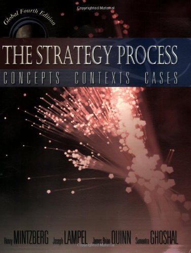9780273651208: The Strategy Process : Concepts, Contexts, Cases ( 4th Edition )