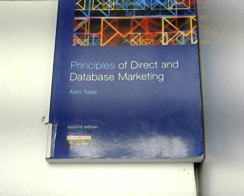 9780273651345: Principles of Direct and Database Marketing Instructor's Manual