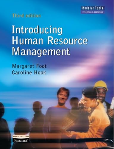 Imagen de archivo de Introducing Human Resource Management, 3rd Ed. a la venta por AwesomeBooks