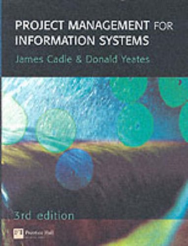 Beispielbild fr Project Management for Information Systems zum Verkauf von Better World Books