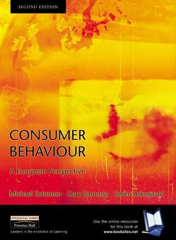 Beispielbild fr Consumer Behaviour : A European Perspective zum Verkauf von Better World Books