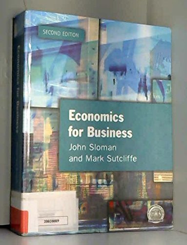 9780273651871: Economics for Business