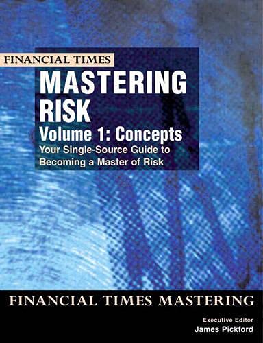 Beispielbild fr Mastering Risk: Concepts zum Verkauf von Once Upon A Time Books
