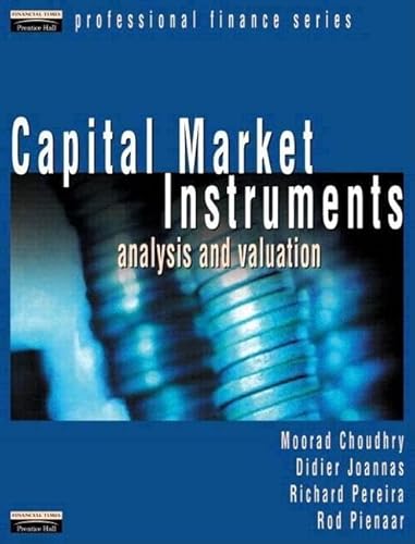 Stock image for Capital Market Instruments: Analysis and Valuation for sale by HPB-Red