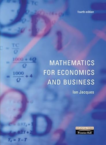 Beispielbild fr Mathematics for Economics and Business zum Verkauf von WorldofBooks