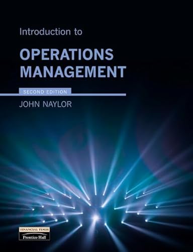 Imagen de archivo de Introduction to Operations Management (Modular Texts In Business & Economics) a la venta por WorldofBooks