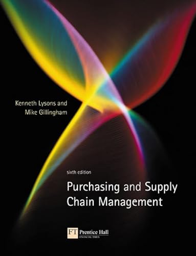 9780273657644: Purchasing and Suply Chain Management: Sixth Edition