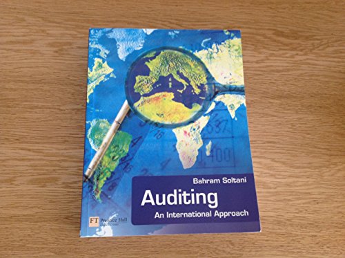 Imagen de archivo de Auditing: an International Approach a la venta por Better World Books Ltd