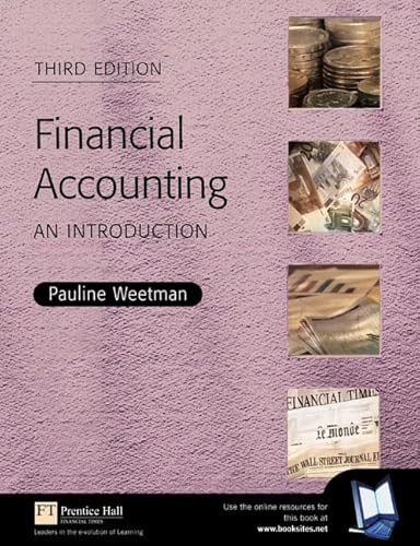 Stock image for FINANCIAL ACCOUNTING: AN INTRODUCTION. for sale by Cambridge Rare Books